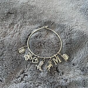 Silver Charm Bracelet with James Avery charms (M not included/not James Avery)